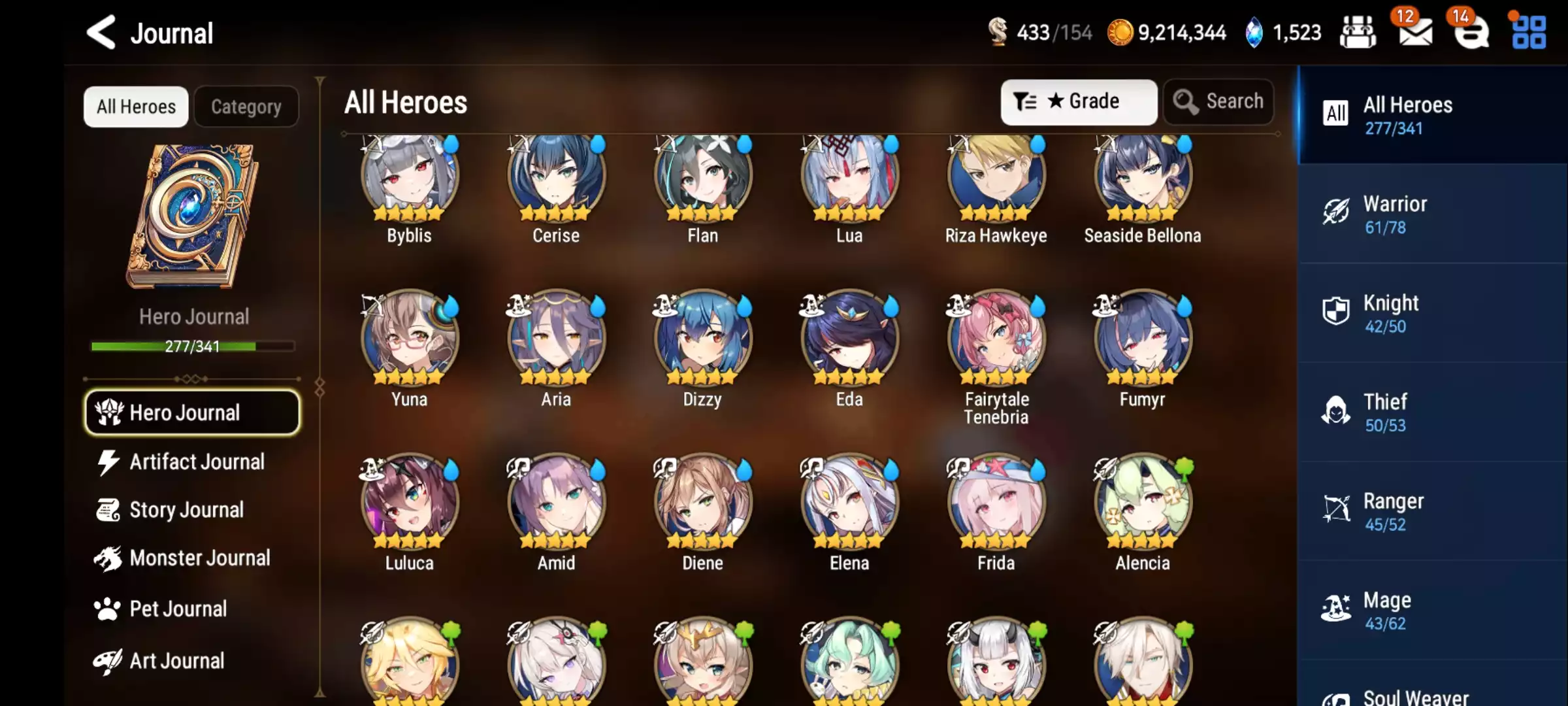 Ảnh 27ml hot meta senya politis atwin Collab limited gần full thiếu vài con trong hình Full overlord Full aespa Full slime Max spd 306 Auto all hunt trừ c13 95 con 6* Tài nguyên nhiều lá, charm đập đồ